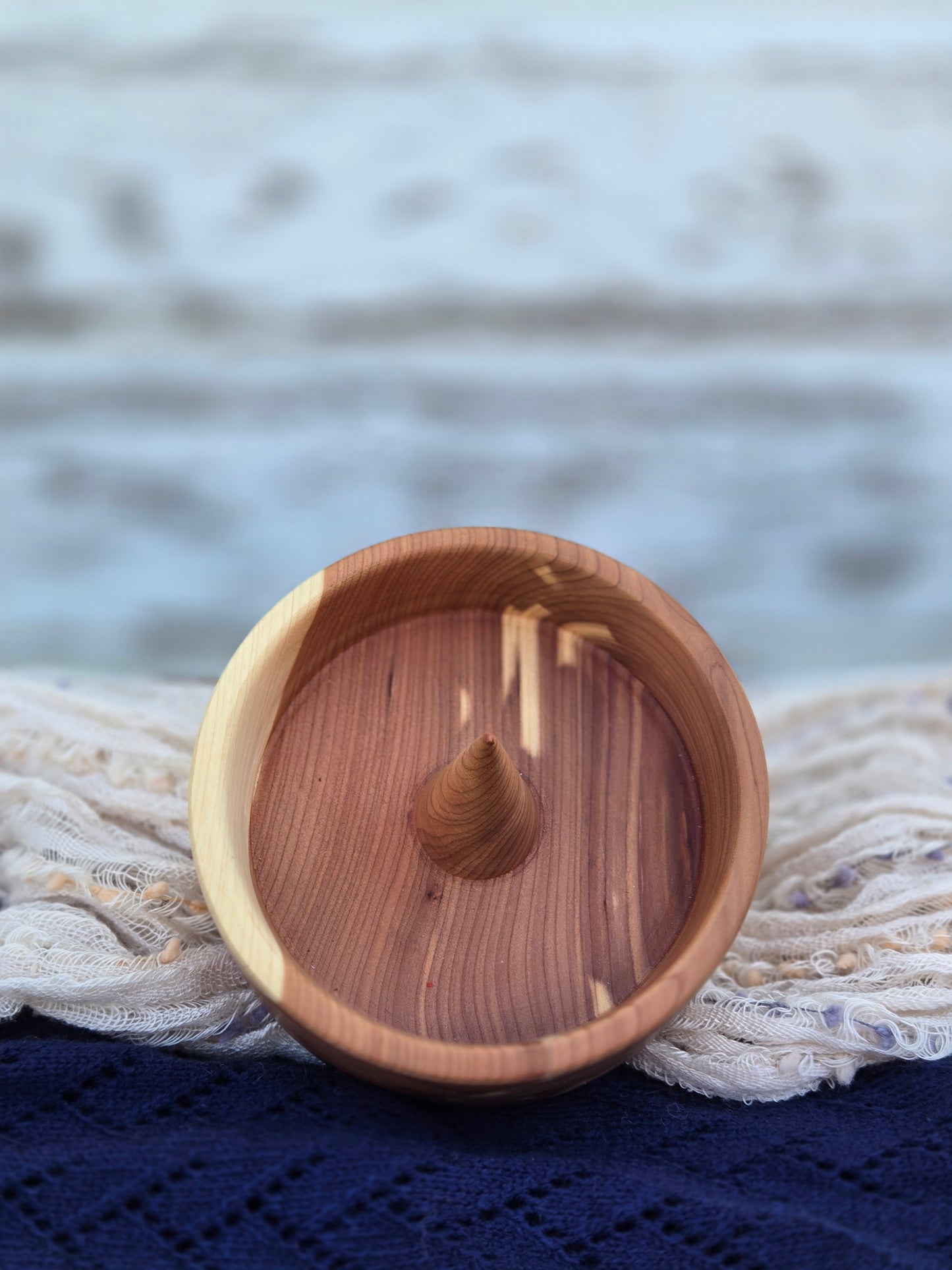 Hand-Turned Cedar Ring Dish