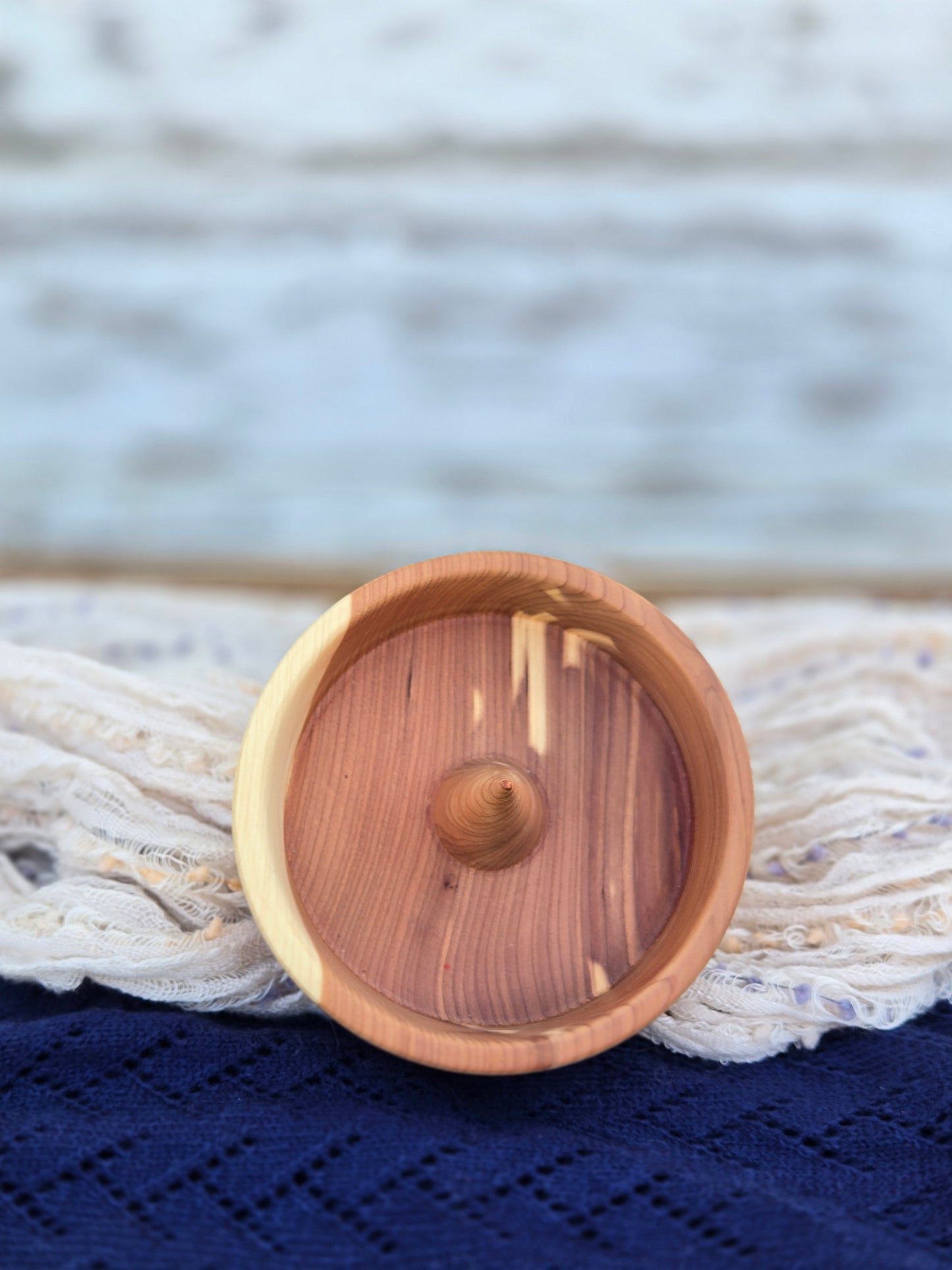 Hand-Turned Cedar Ring Dish