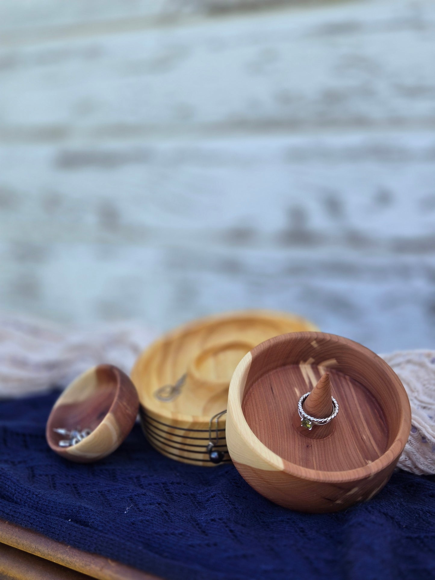 Hand-Turned Cedar Ring Dish