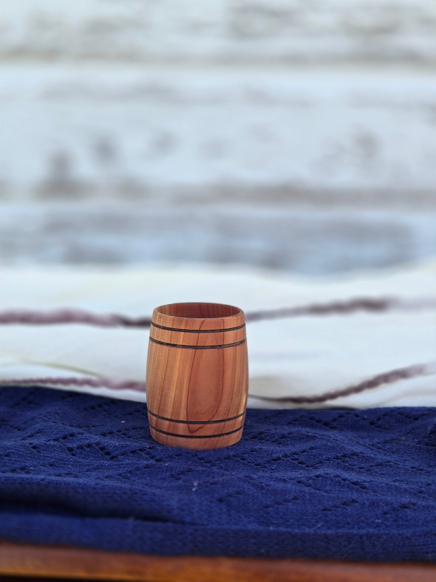Mini Barrel Wooden Shot Glass