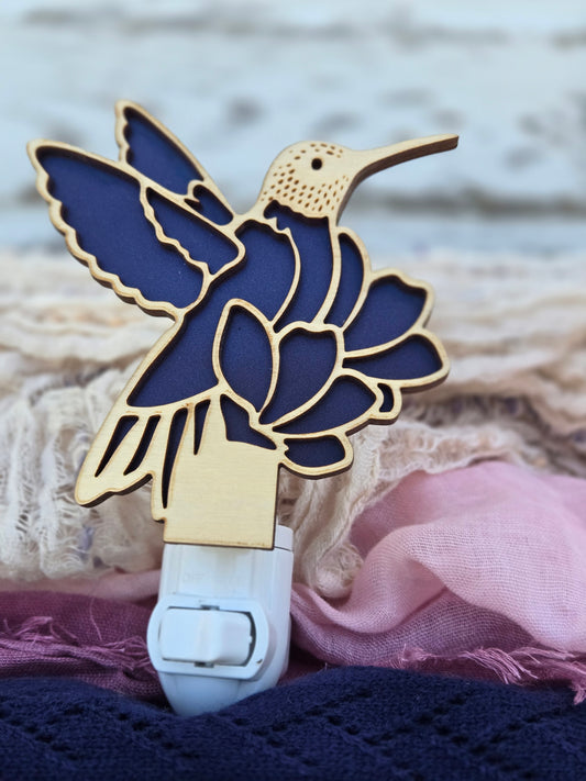Hummingbird Night Light 🌸✨