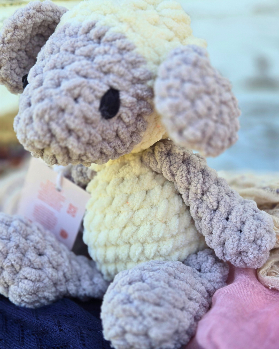 Handmade Crochet Sheep Plushie – Safe for All Ages