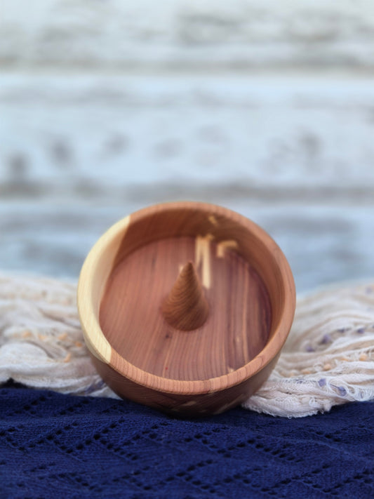 Hand-Turned Cedar Ring Dish
