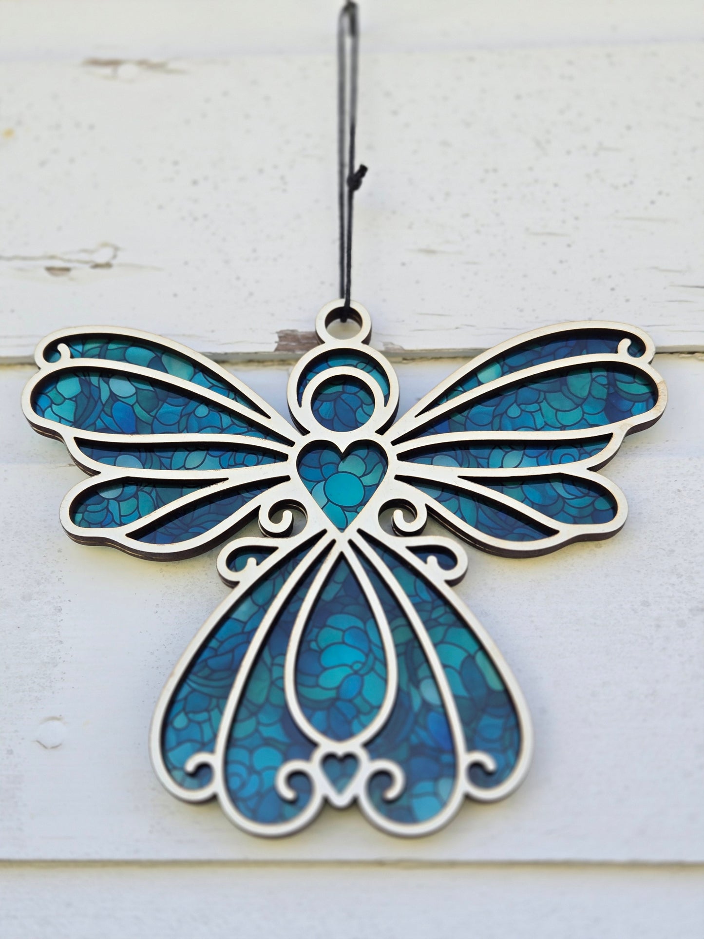 Angel Laser-Cut Suncatcher
