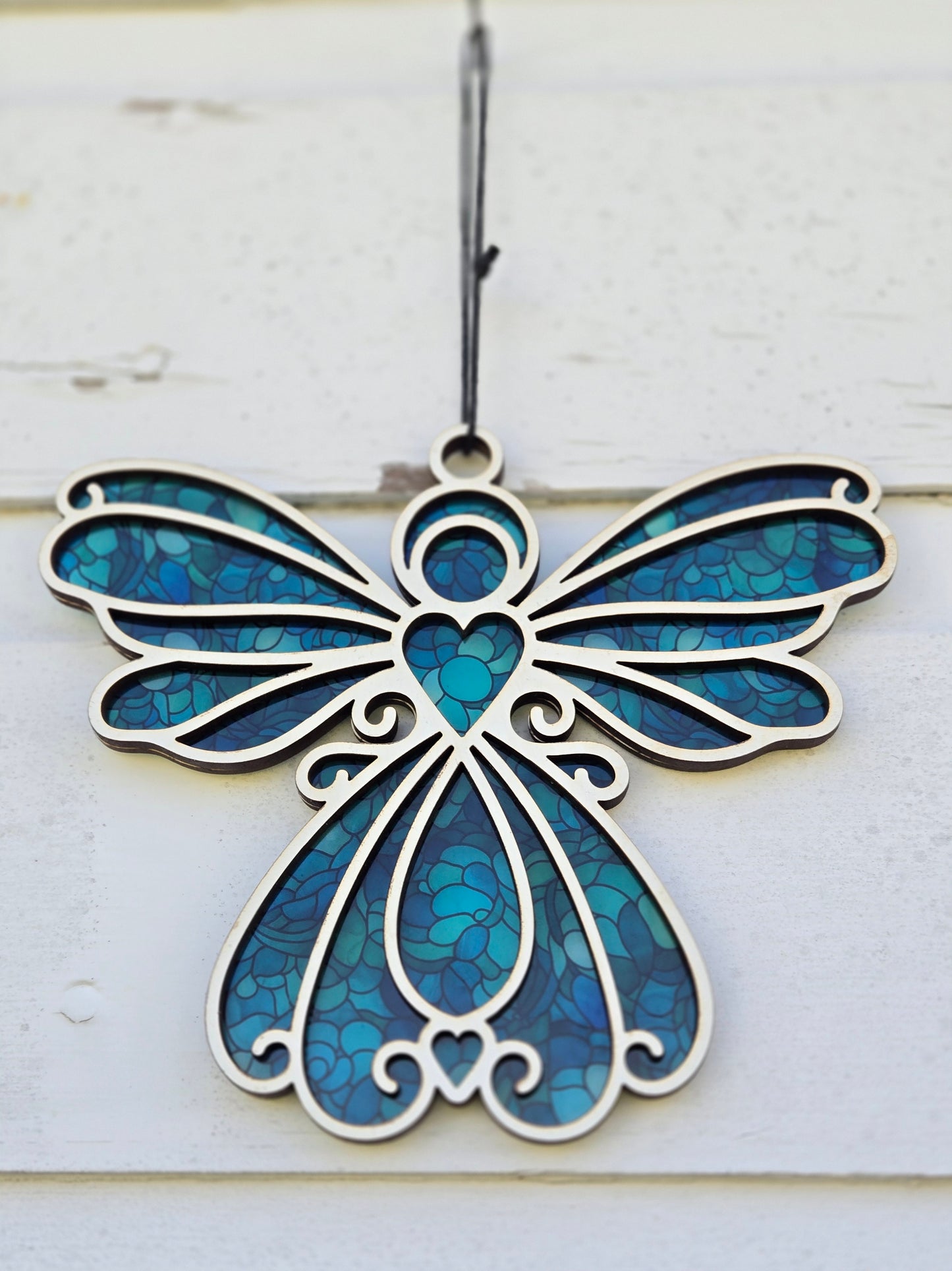 Angel Laser-Cut Suncatcher