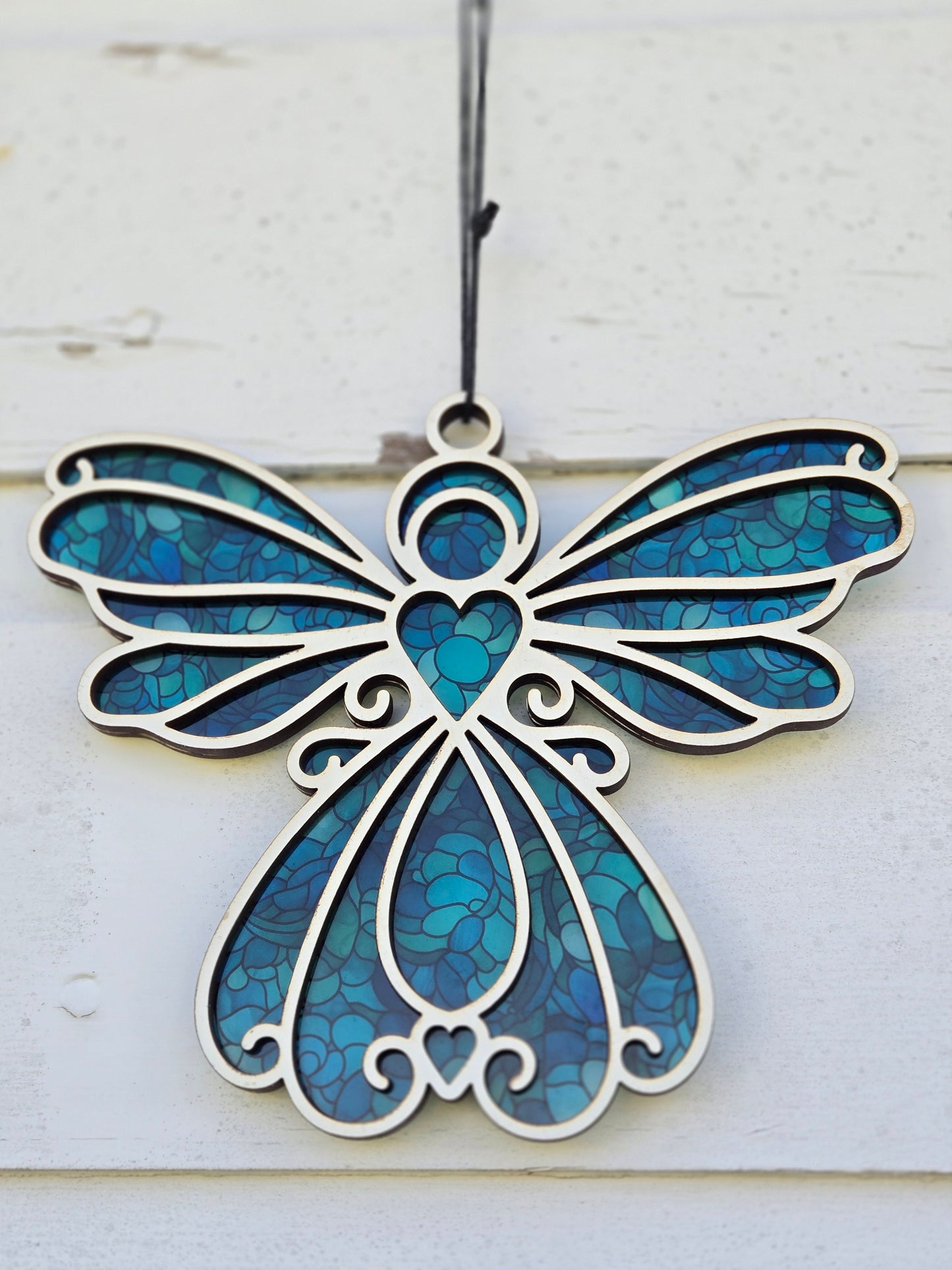Angel Laser-Cut Suncatcher