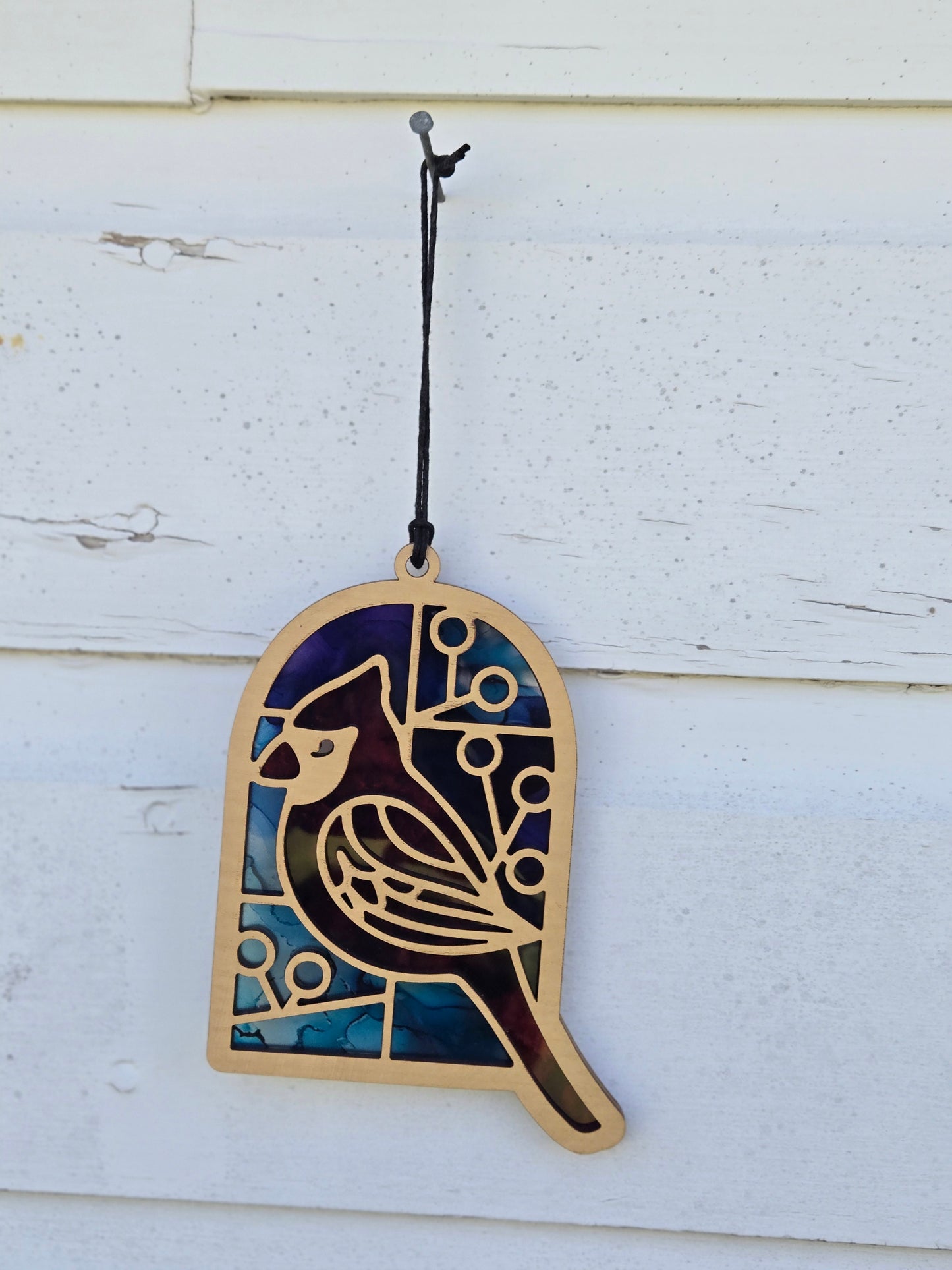 Cardinal Laser-Cut Suncatcher