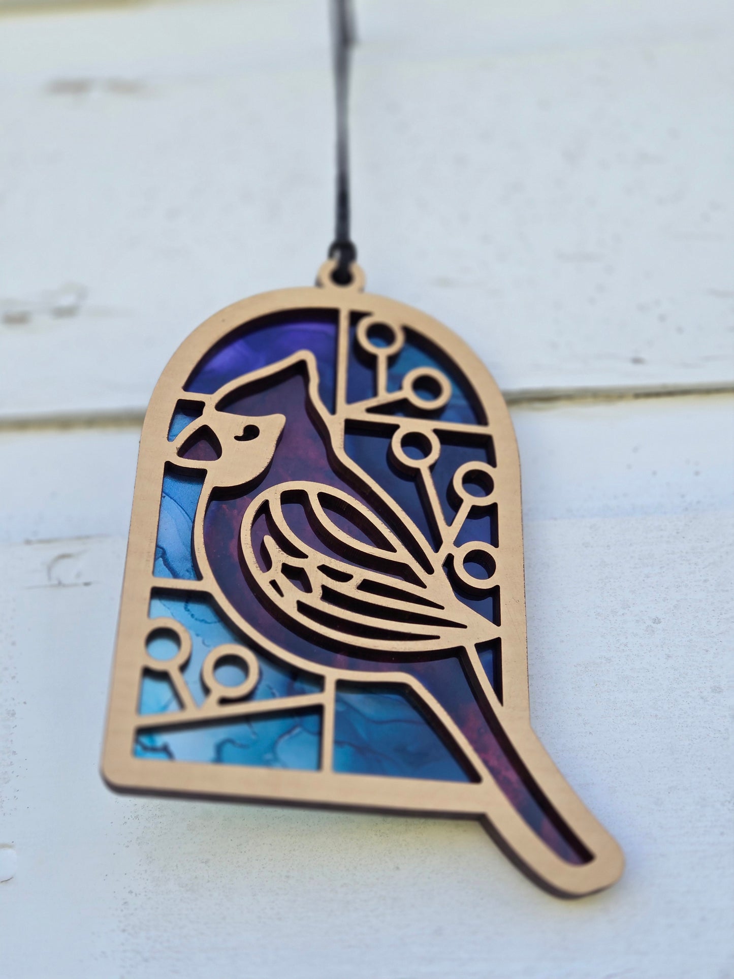 Cardinal Laser-Cut Suncatcher