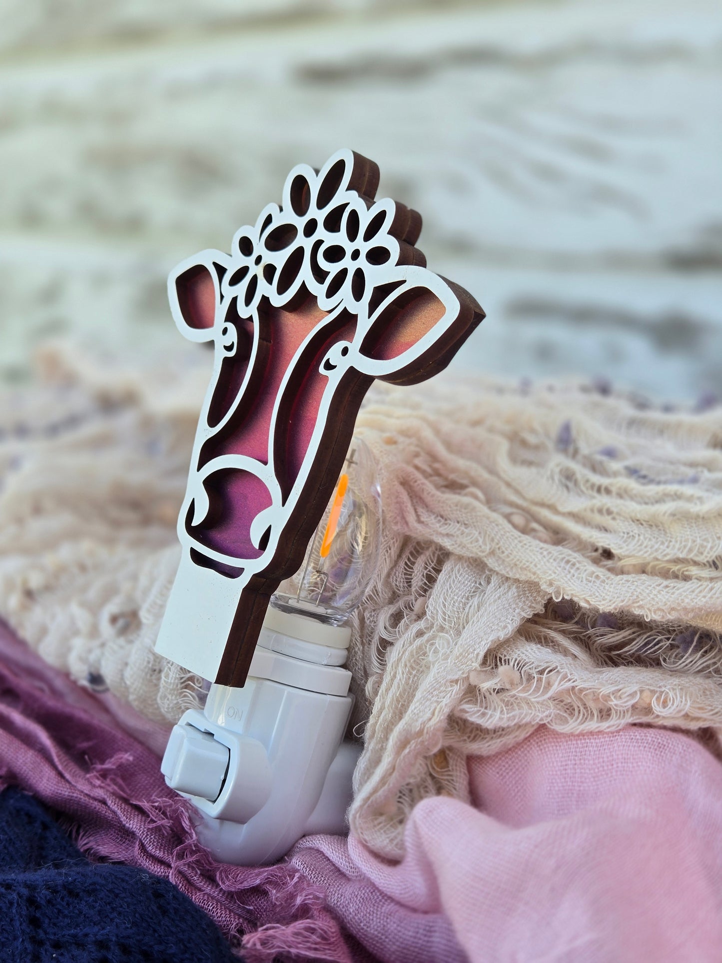 Daisy Cow Night Light 🌸🐮