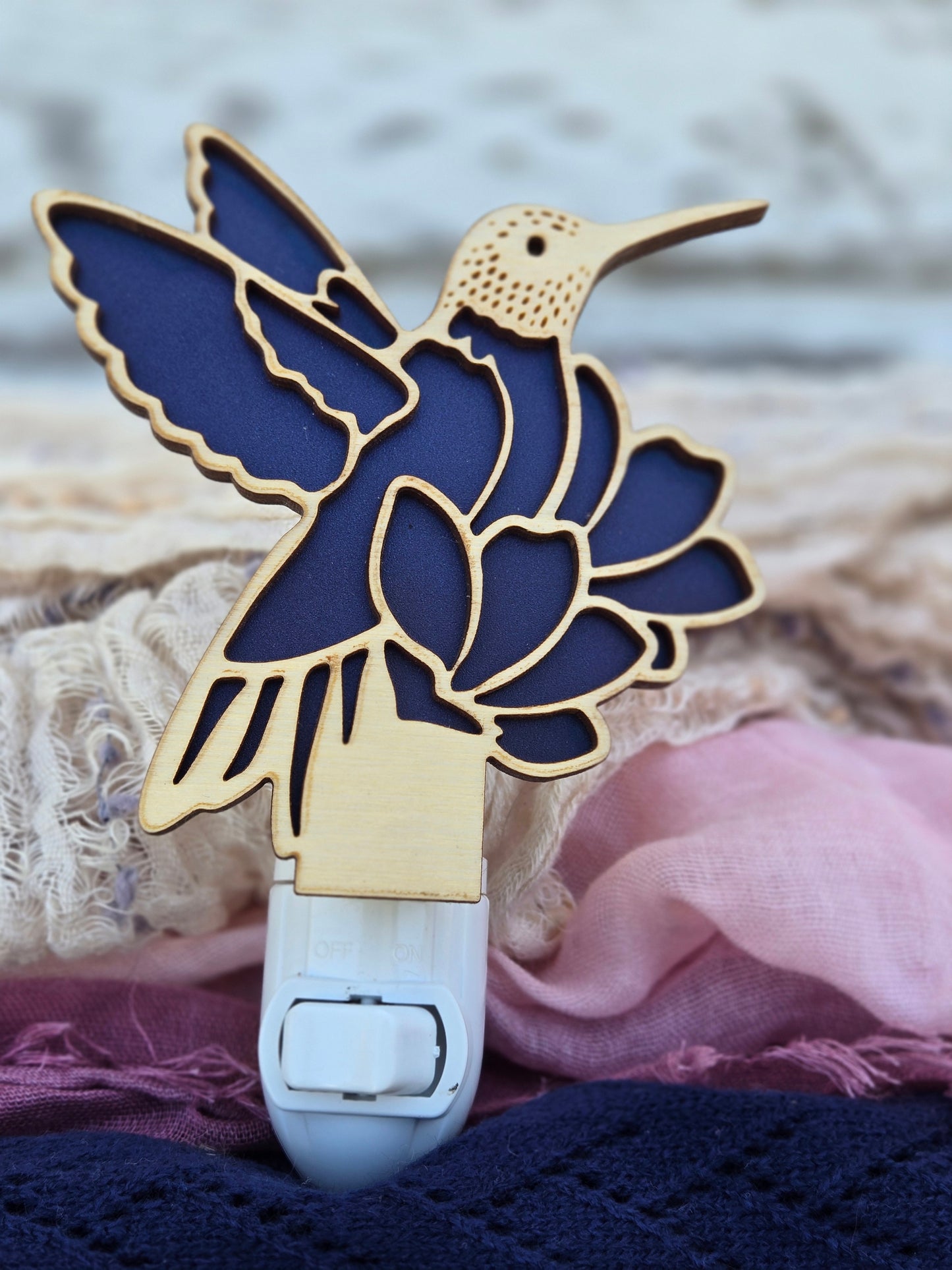 Hummingbird Night Light 🌸✨