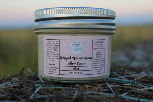 Whipped Manuka Honey Tallow – 4oz